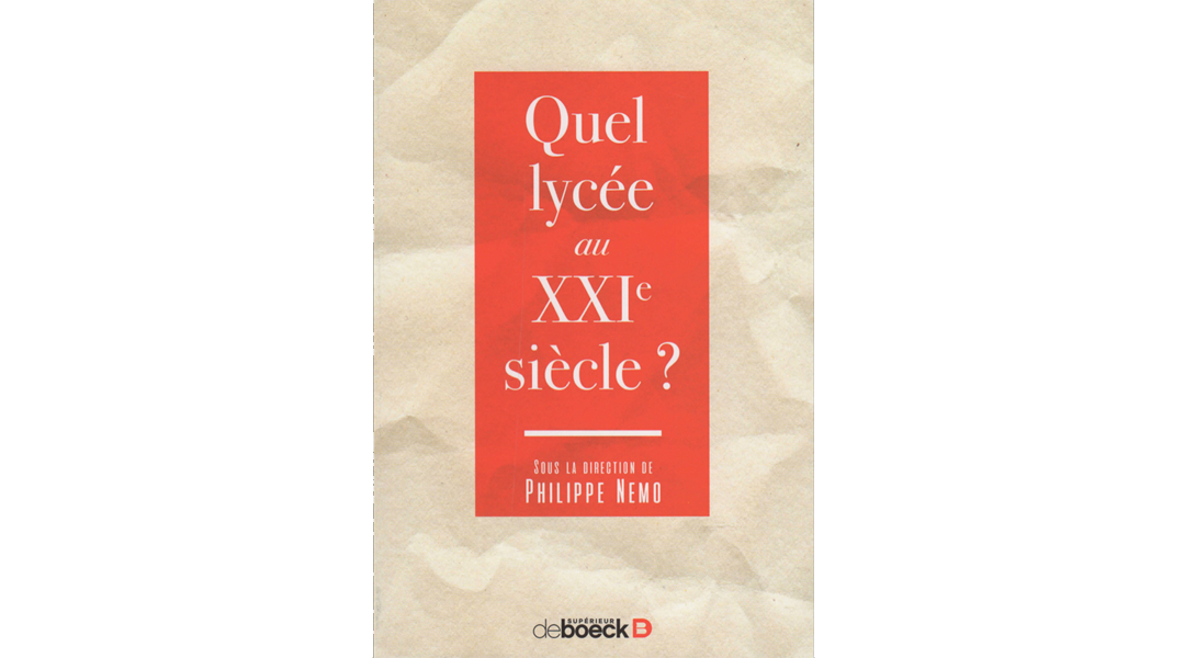 Livre « Quel lycée au XXIe siècle ? »